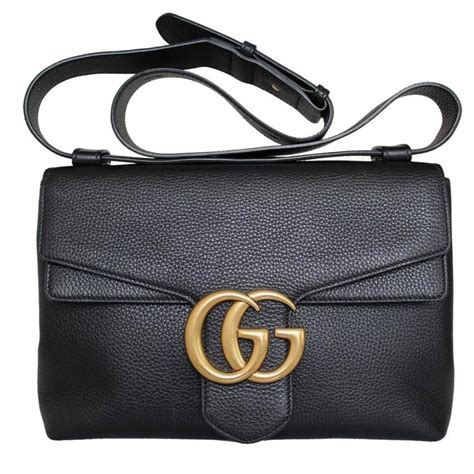 gucci black bag 2015|gucci black side bag.